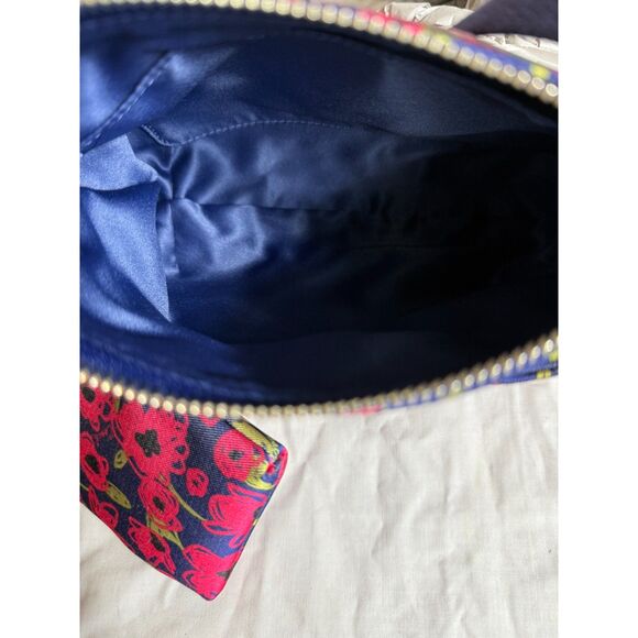 Coach Floral Crossbody & Wristlet Set – Bold Navy & Pink Bloom Print - Picture 4 of 4